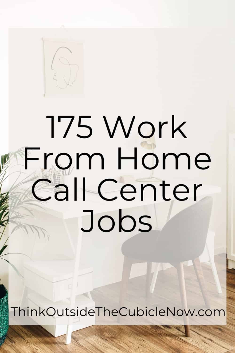 175 Work From Home Call Center Jobs | Think Outside the Cubicle Now