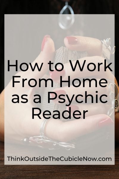 Psychic reader with deck of cards