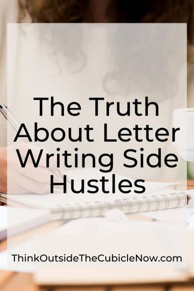 Woman holding a cup and writing